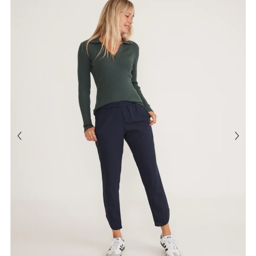 NWT Marine Layer Allison Pants - Navy Size Small